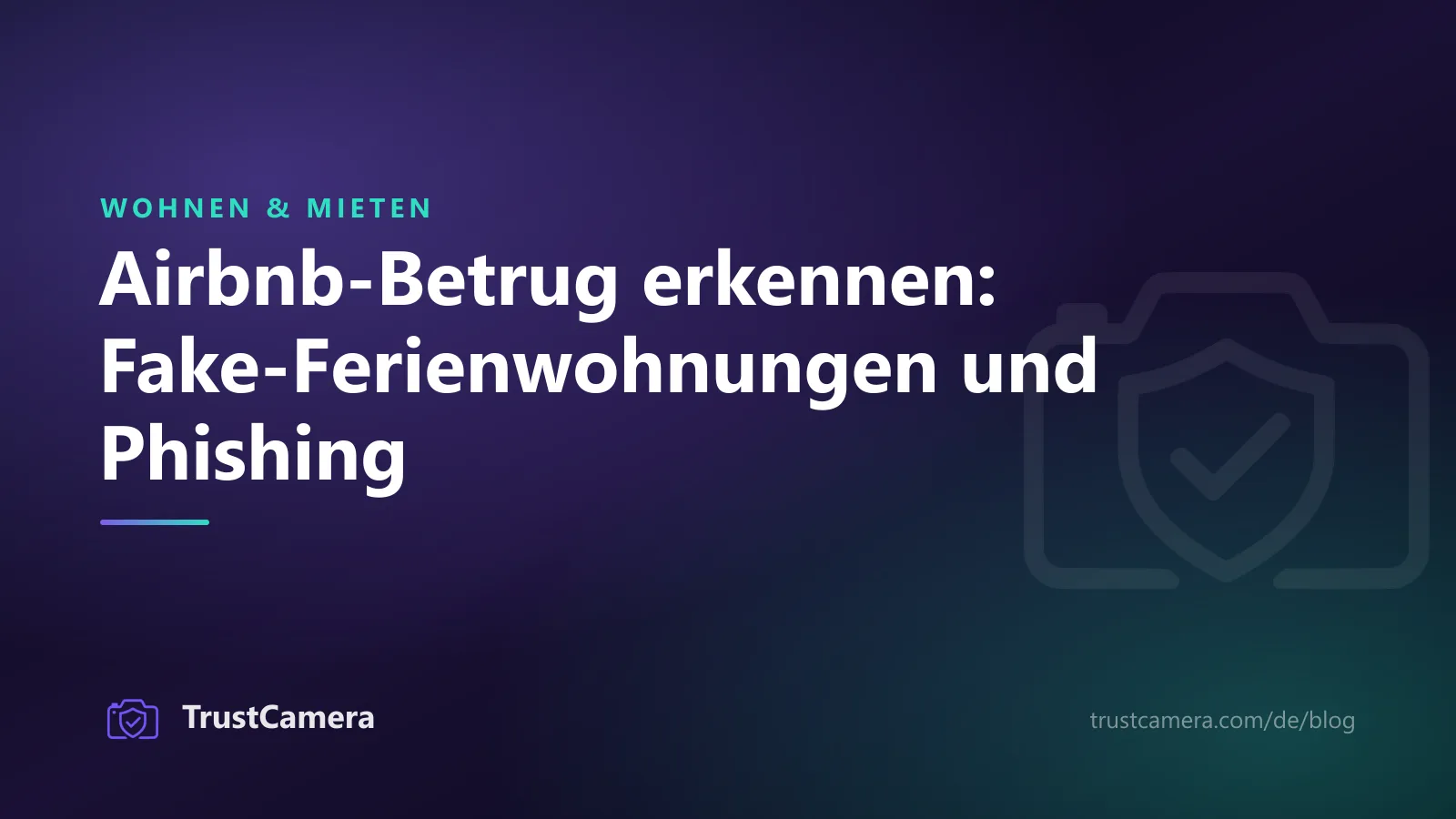 Titelbild: Airbnb-Betrug erkennen, Warnsignale bei Fake-Ferienwohnungen und Phishing