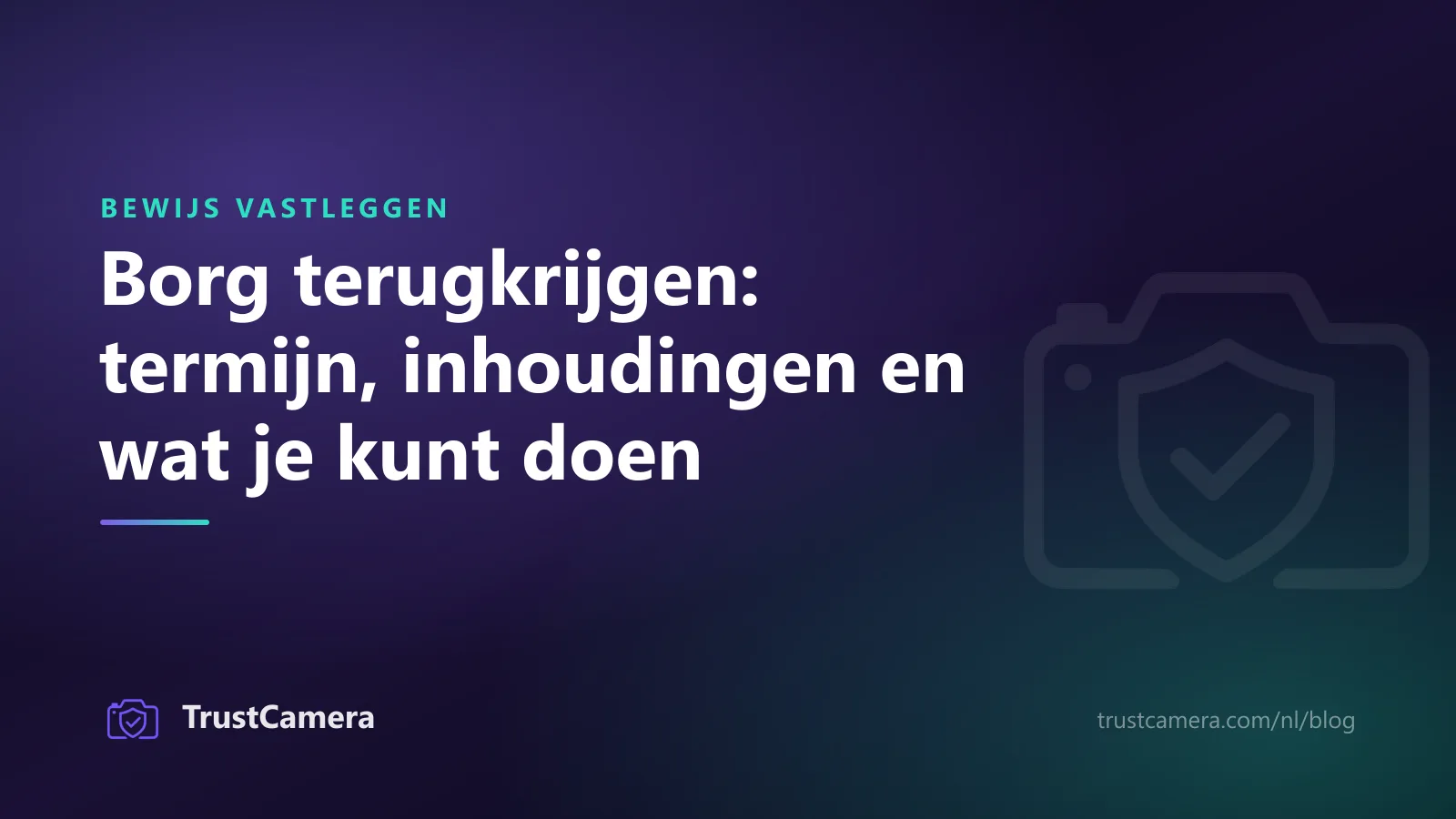 Omslagafbeelding: borg terugkrijgen, termijnen en toegestane inhoudingen na het einde van de huur