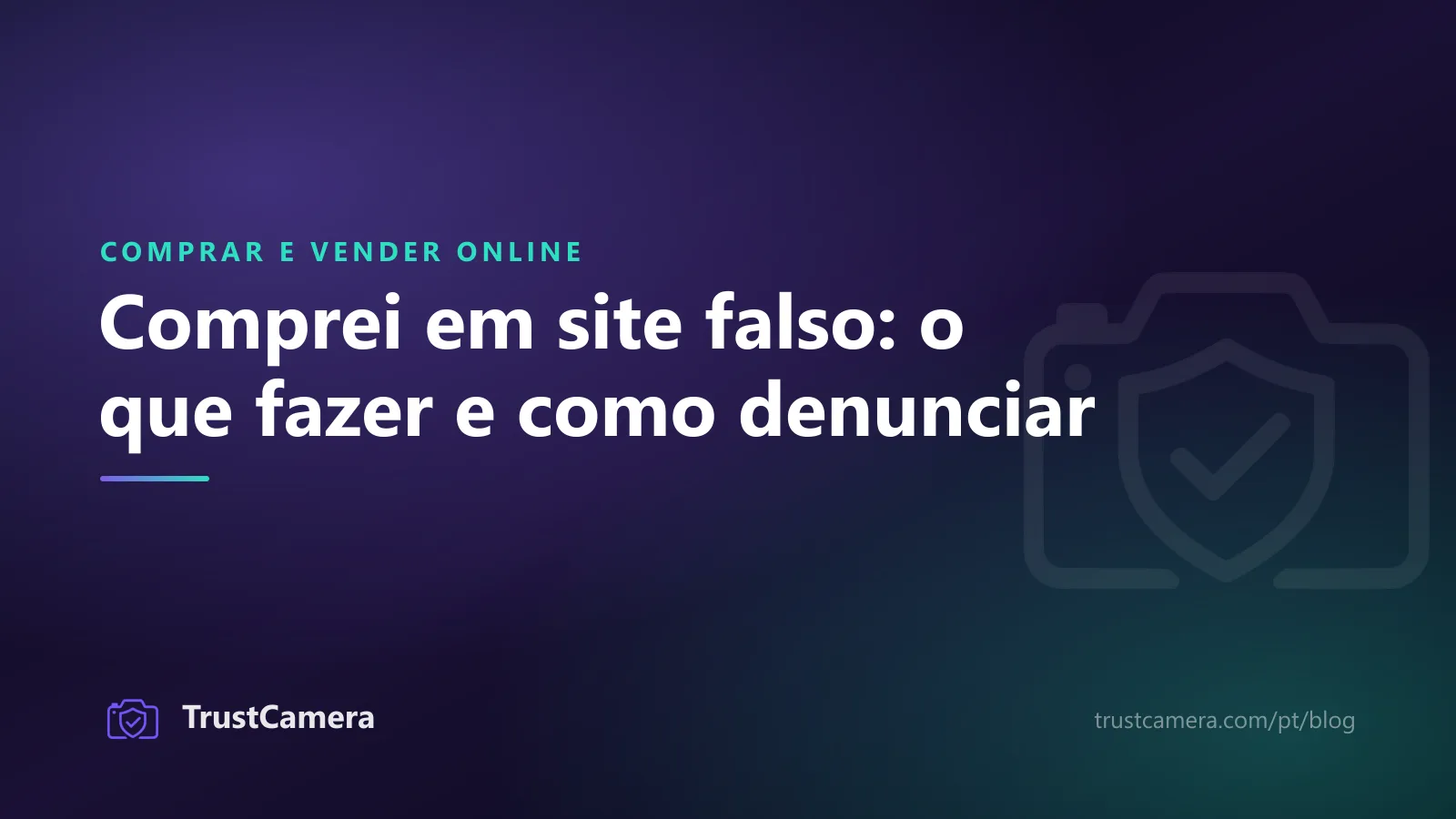 Capa: comprei em site falso, o que fazer para tentar recuperar o dinheiro e denunciar o site