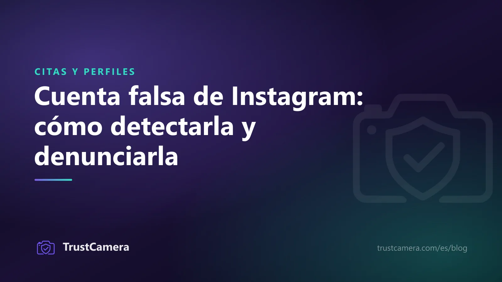 Imagen de portada: cómo detectar y denunciar una cuenta falsa de Instagram