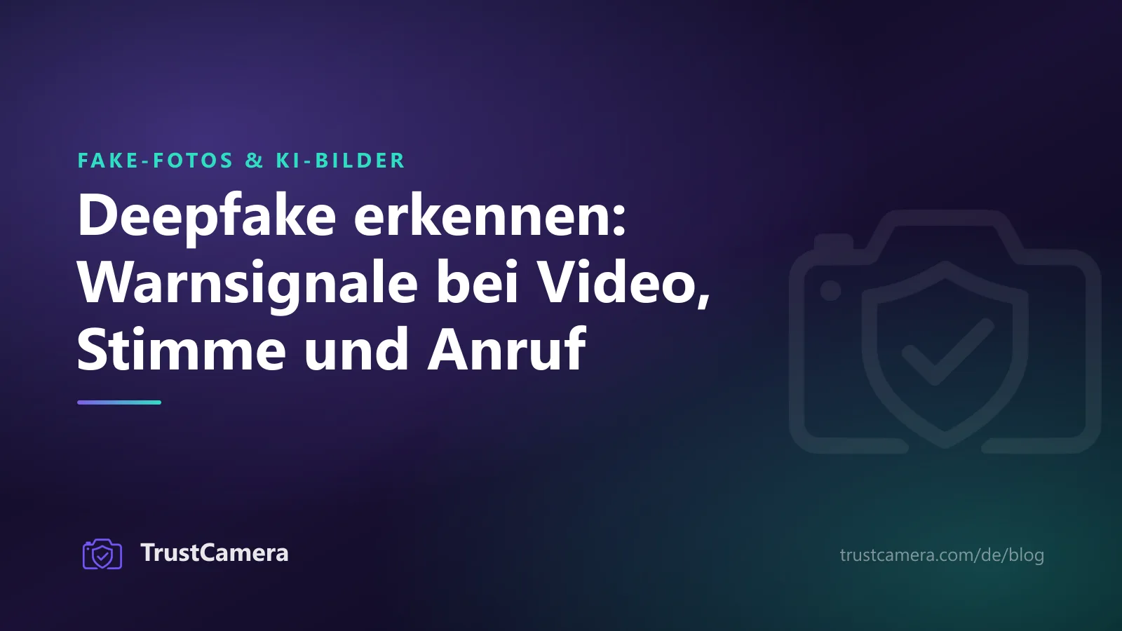 Titelbild: Deepfake erkennen mit Warnsignalen bei Video, Stimme und Anruf