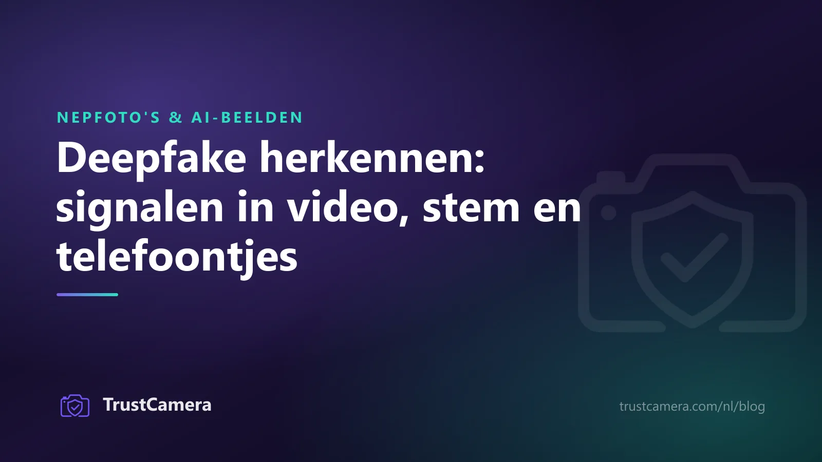 Omslagbeeld: deepfake herkennen, met signalen in video, stem en telefoontjes