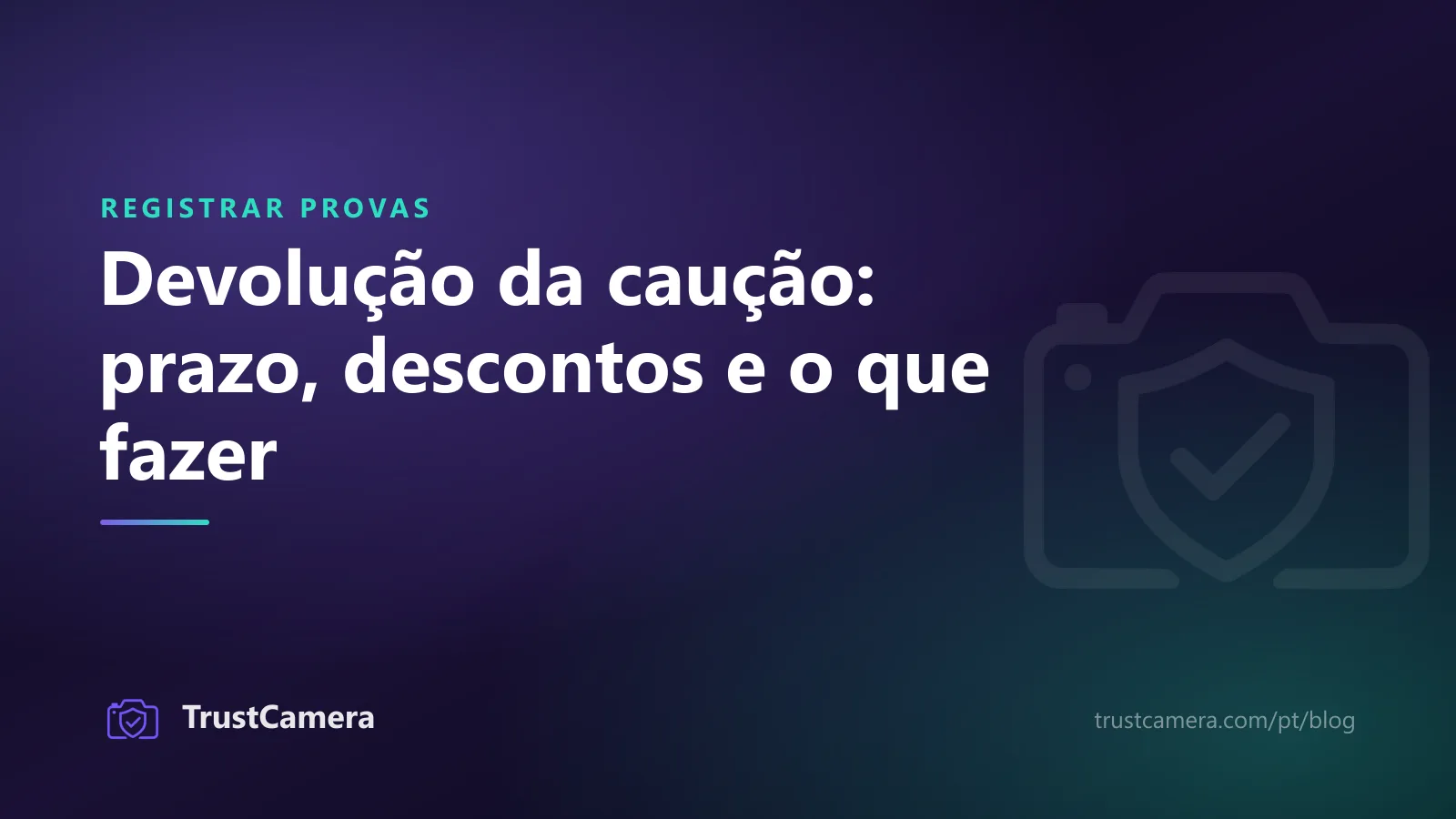 Capa: devolução da caução do aluguel, prazo, descontos permitidos e o que fazer