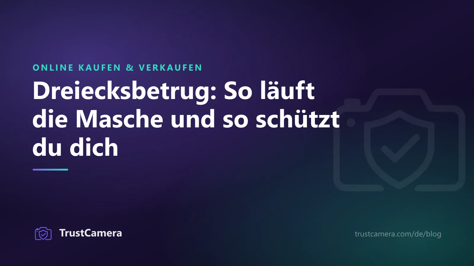Titelbild: Dreiecksbetrug, so läuft die Masche und so schützt du dich