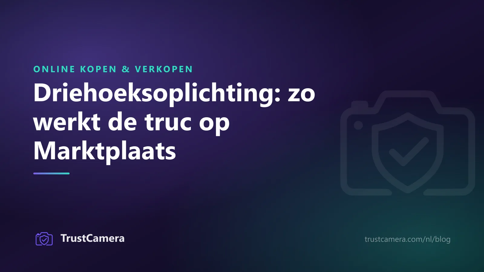 Omslagafbeelding: driehoeksoplichting, zo werkt de truc op Marktplaats