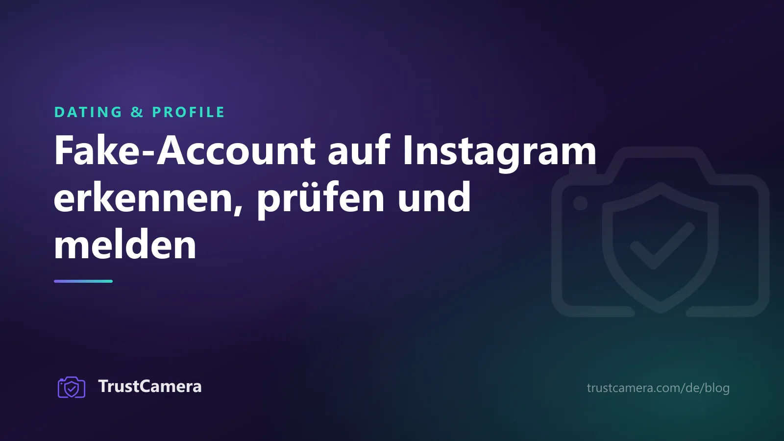 Titelbild: Fake-Account auf Instagram erkennen, prüfen und melden