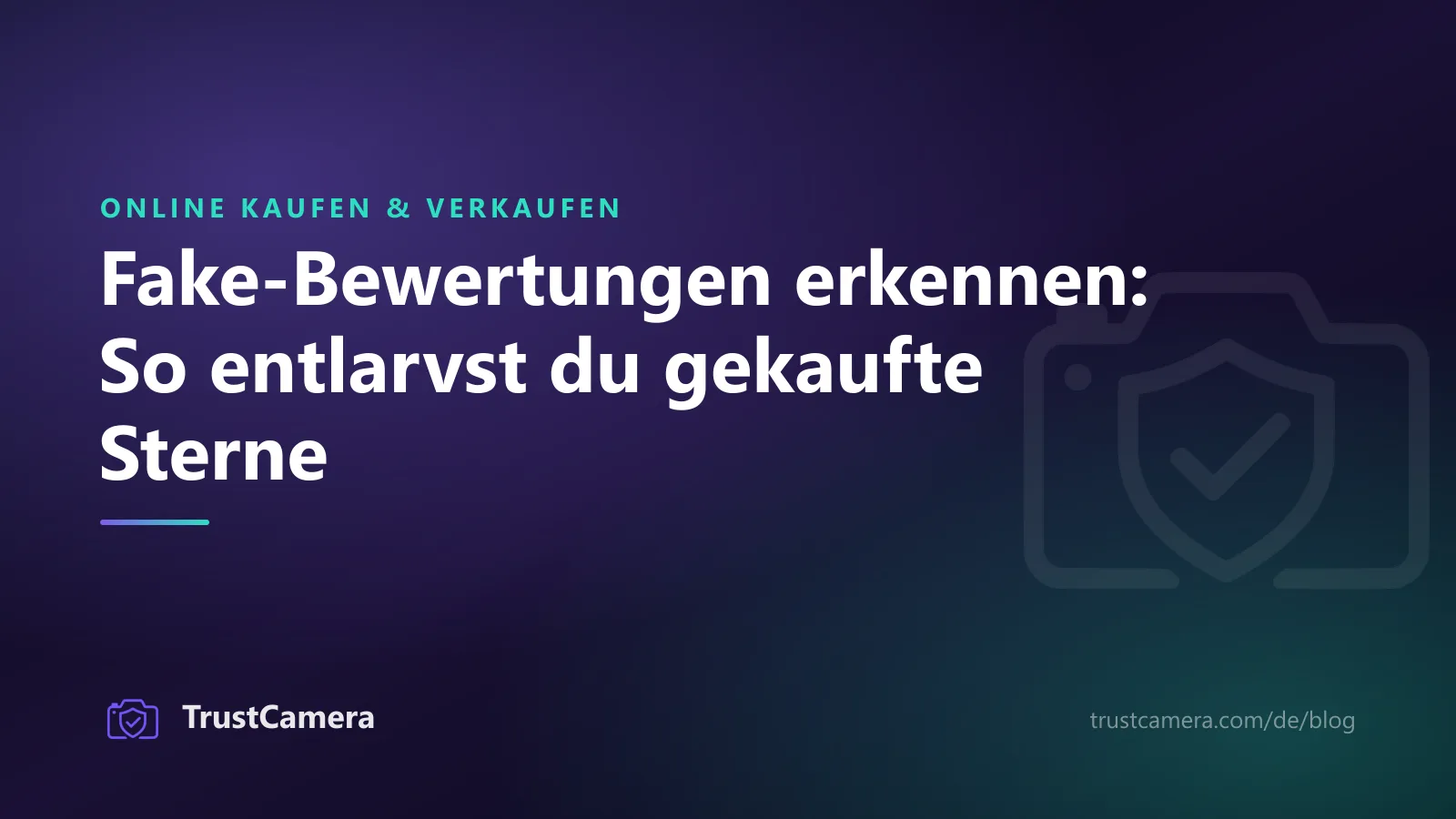 Titelbild: Fake-Bewertungen erkennen, so entlarvst du gekaufte Sterne