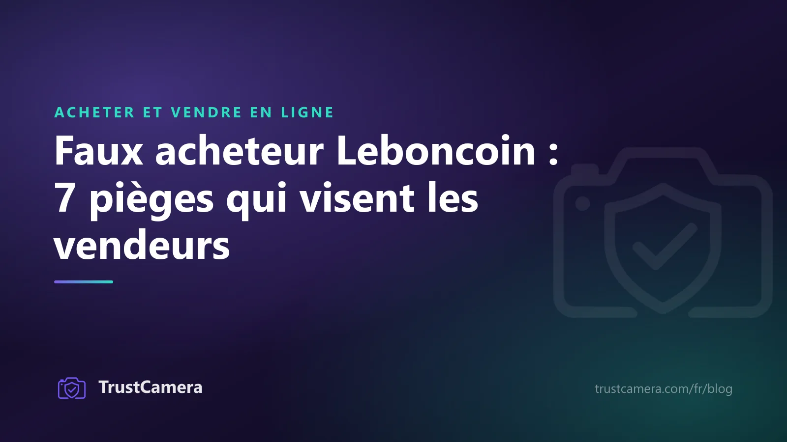 Image de couverture : faux acheteur Leboncoin, 7 pièges qui visent les vendeurs