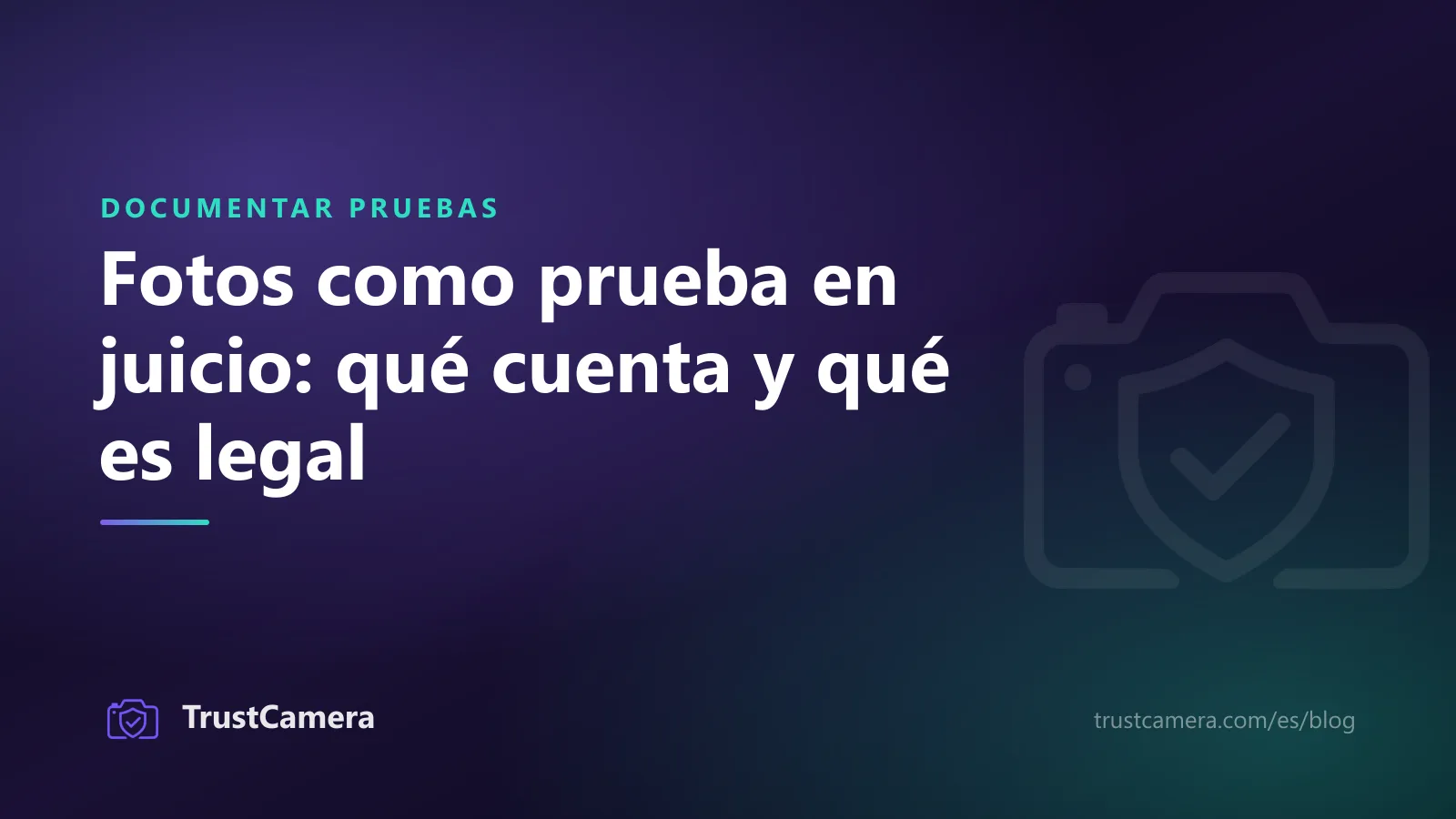 Portada: fotos como prueba en juicio, qué cuenta ante el juez y qué es legal