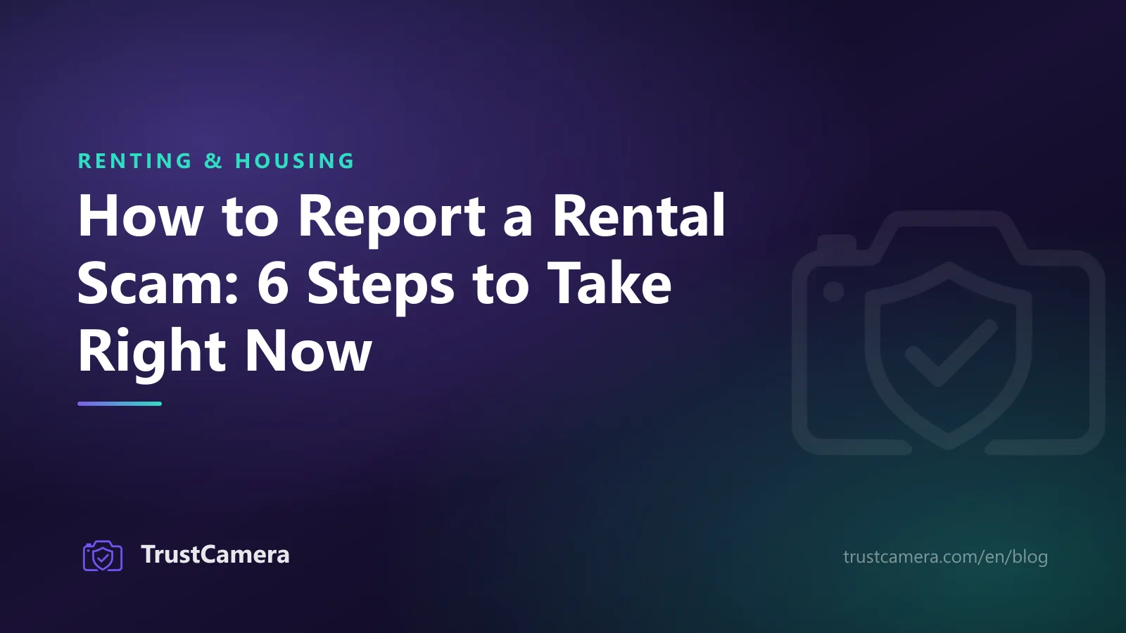 Cover image: how to report a rental scam, six steps to take right now