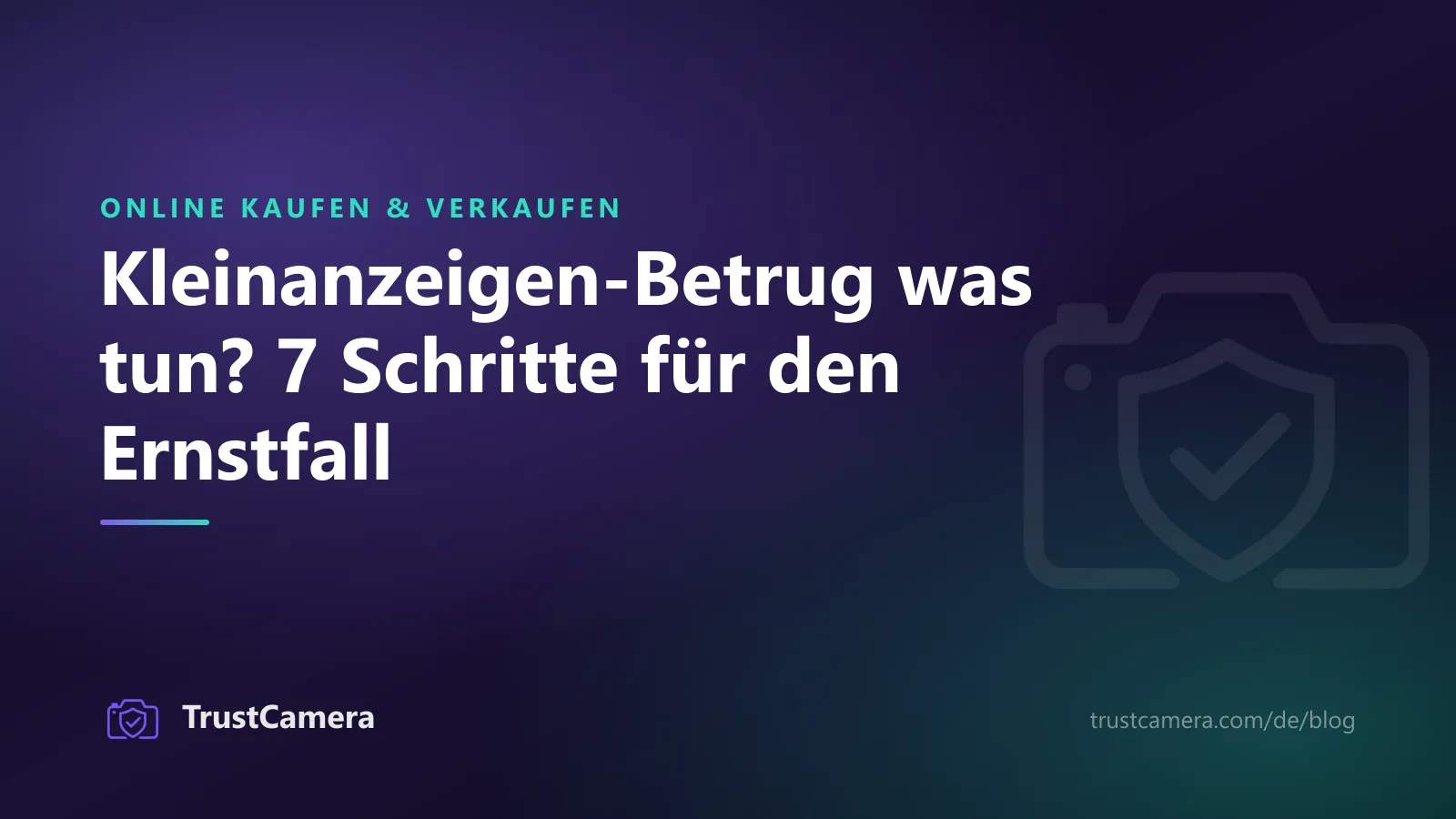 Titelbild: Kleinanzeigen-Betrug, was tun? Sieben Schritte für den Ernstfall