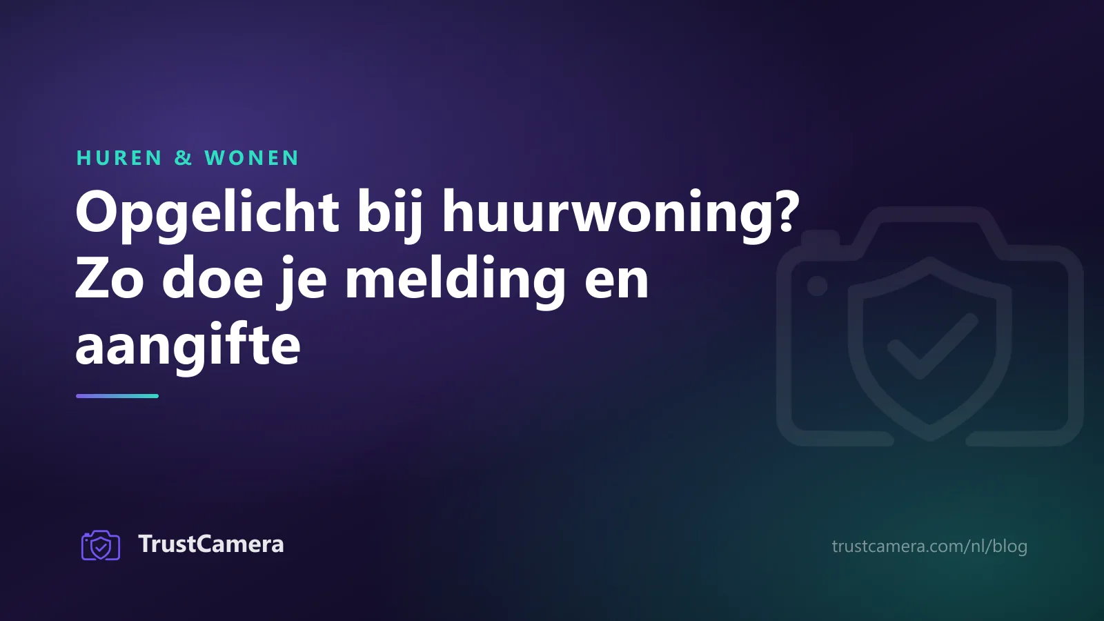 Omslagafbeelding: opgelicht bij huurwoning, zo doe je melding en aangifte