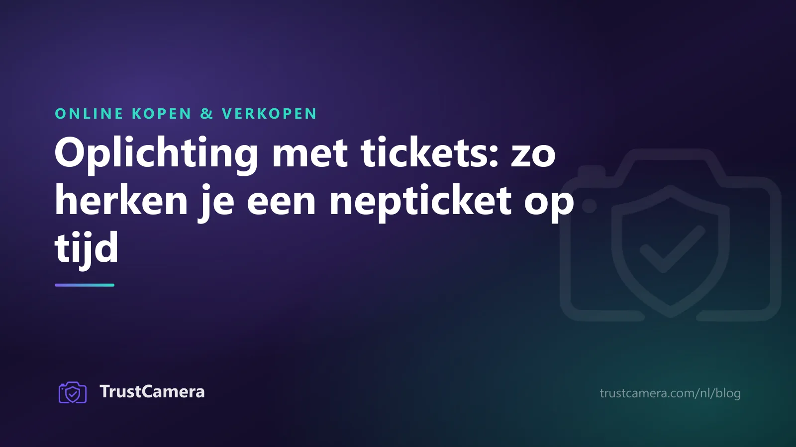 Omslagafbeelding: oplichting met tickets, zo herken je een nepticket op tijd