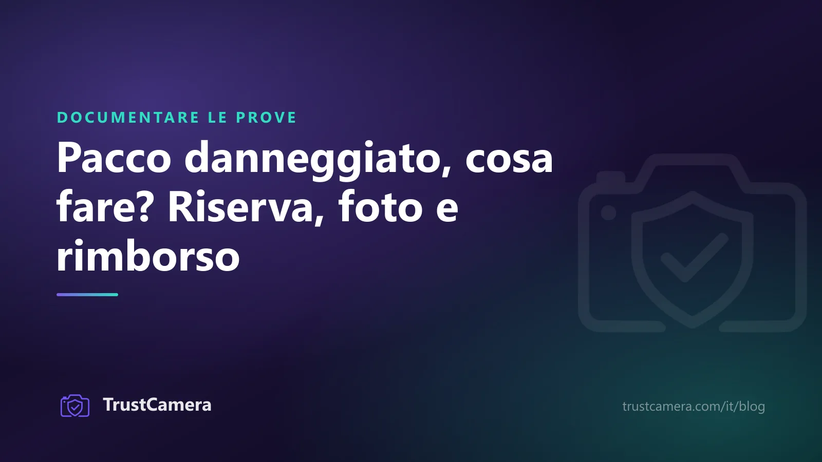 Immagine di copertina: pacco danneggiato, cosa fare con riserva, foto e richiesta di rimborso