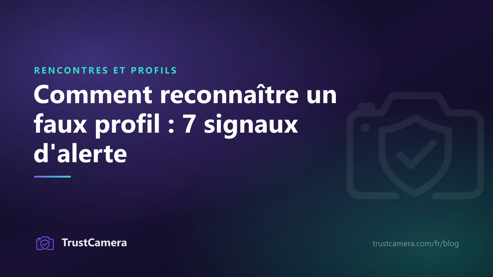 Image de couverture : comment reconnaître un faux profil, 7 signaux d'alerte