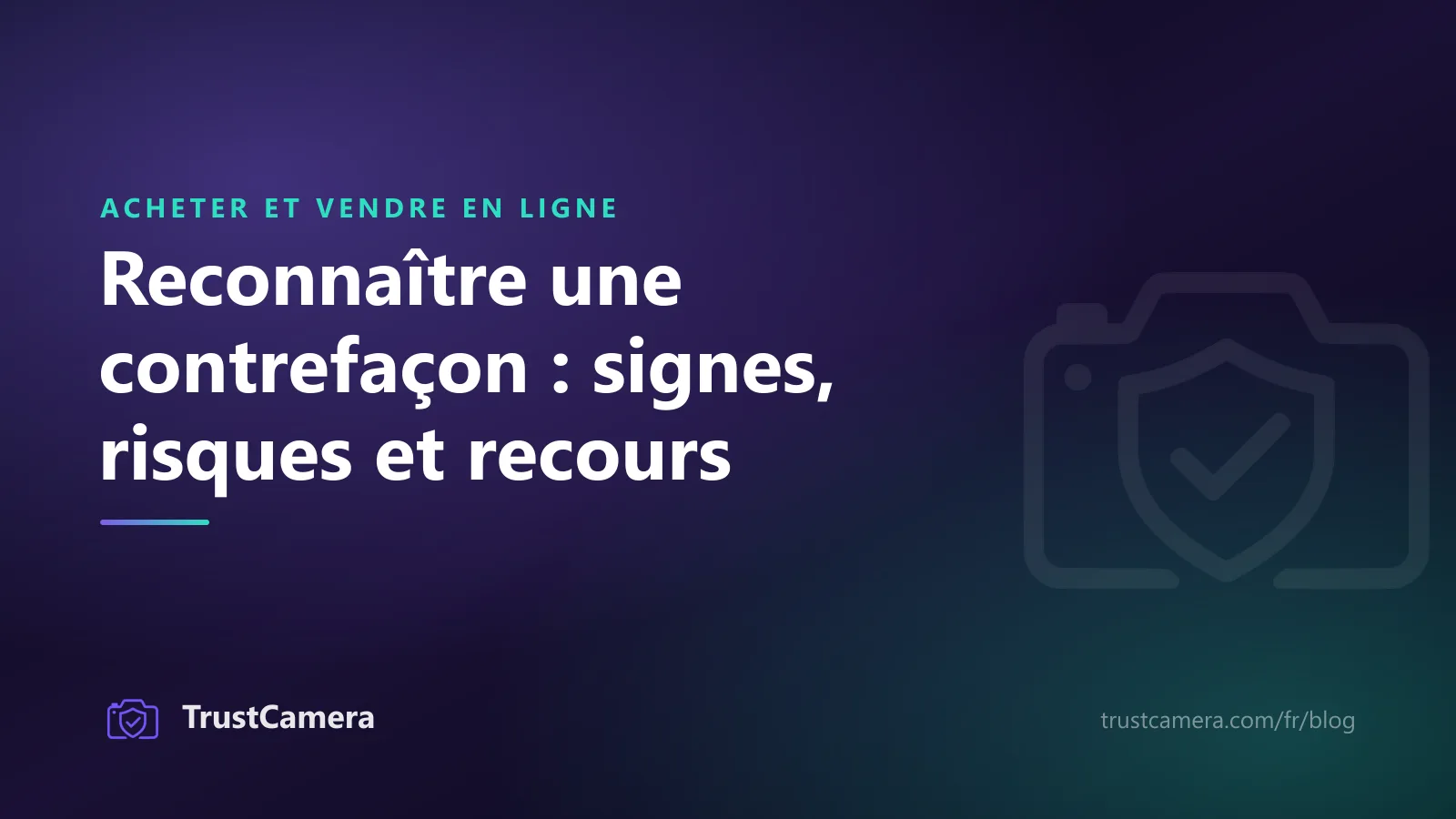 Image de couverture : reconnaître une contrefaçon, signes, risques et recours
