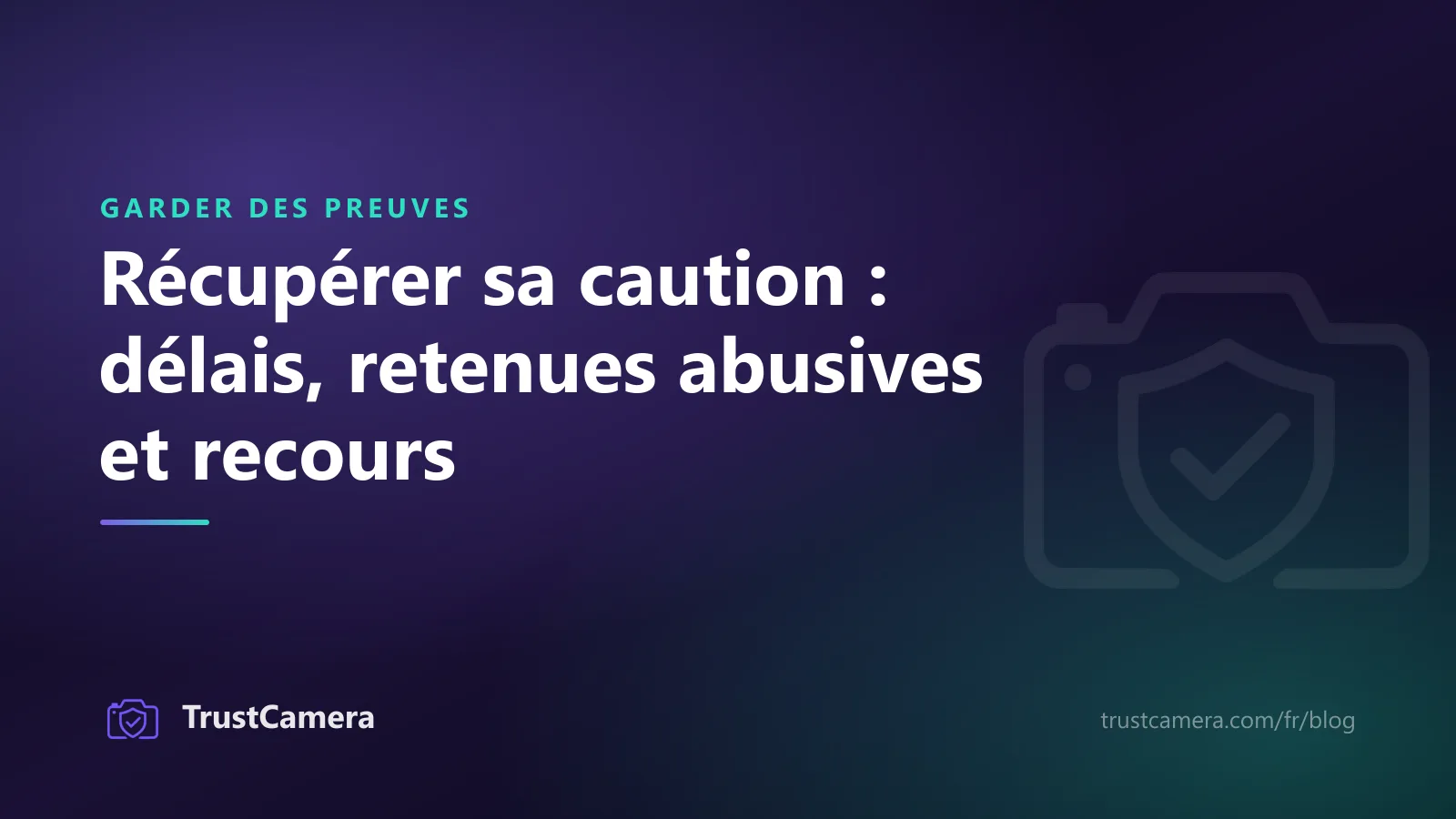 Image de couverture : récupérer sa caution, délais et retenues sur le dépôt de garantie