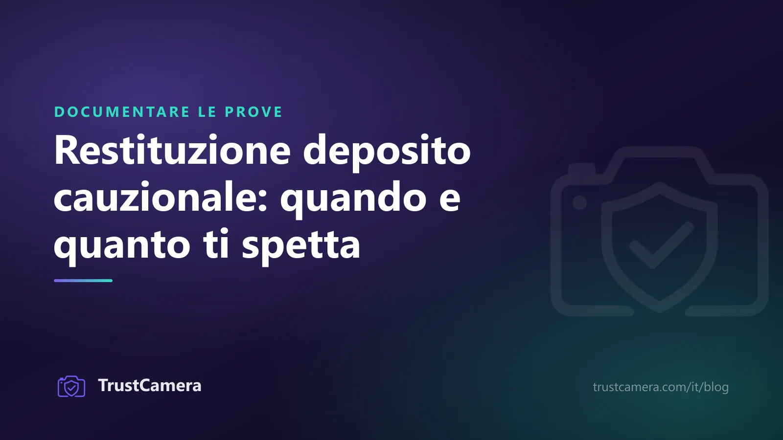 Copertina: restituzione deposito cauzionale, tempi, trattenute e interessi per chi lascia una casa in affitto