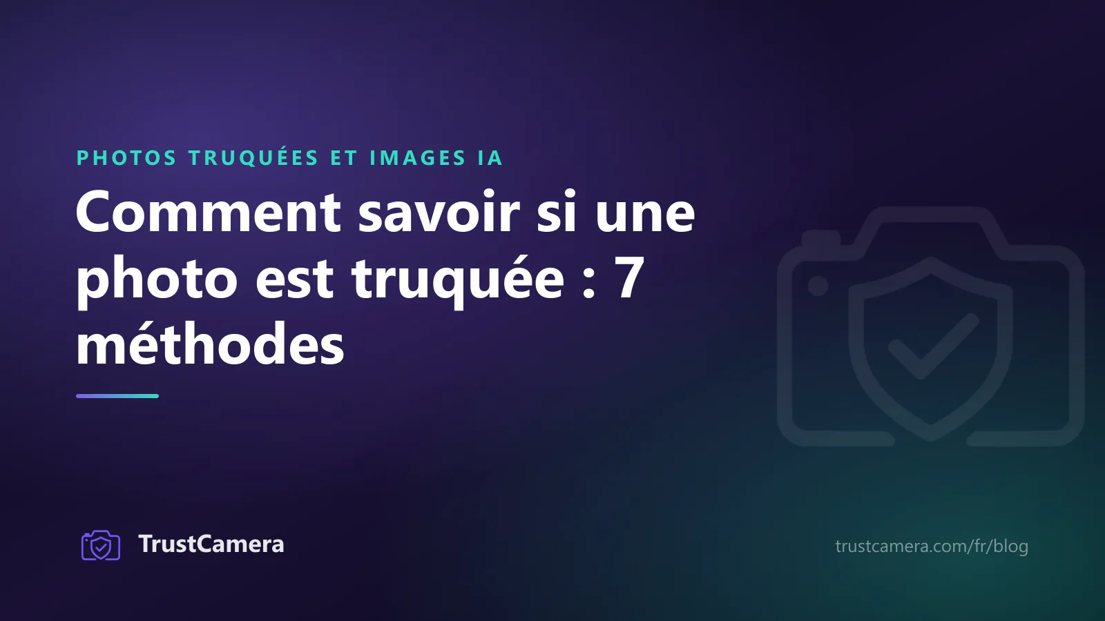 Image de couverture : comment savoir si une photo est truquée grâce à sept méthodes