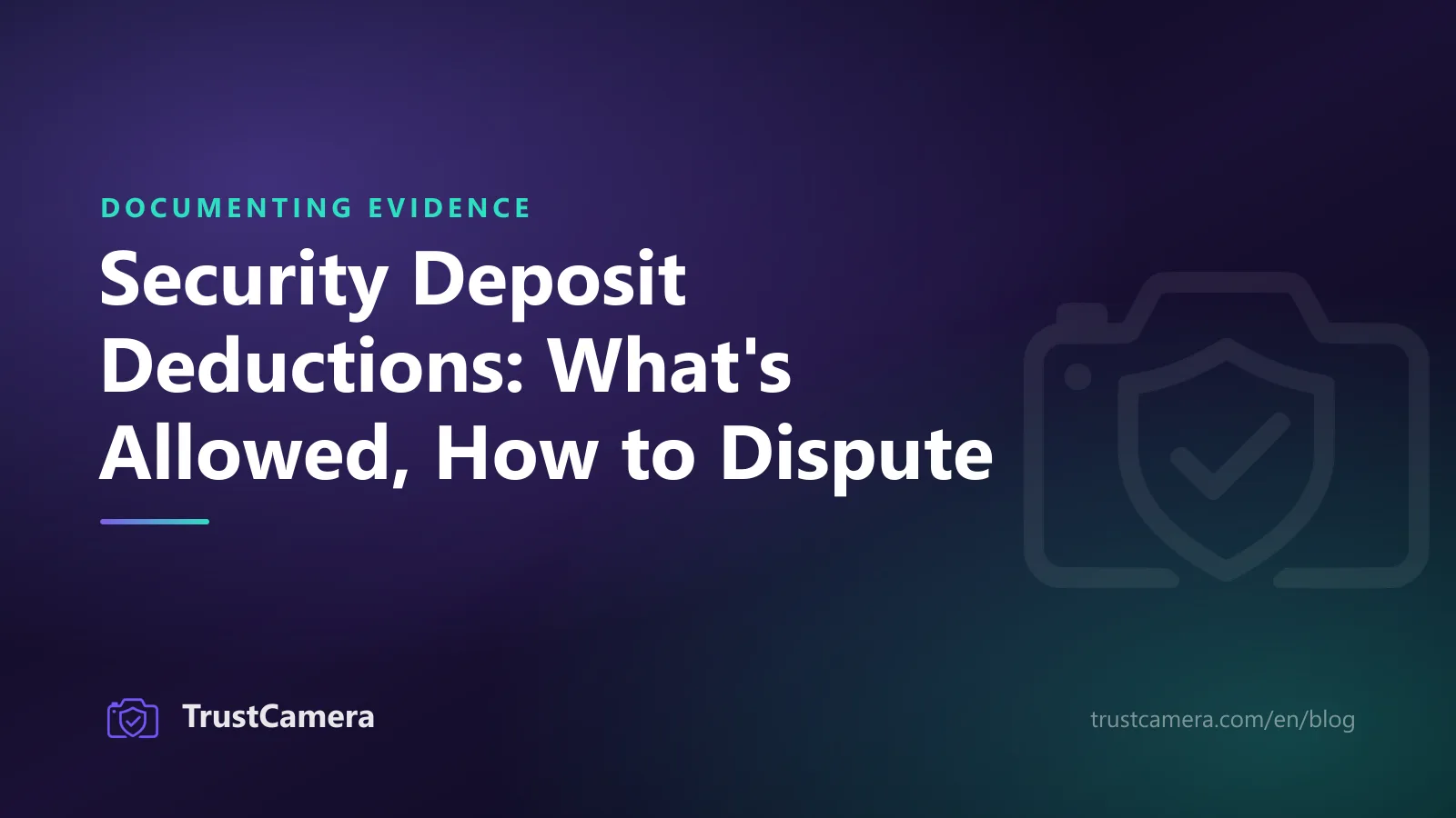Cover image: security deposit deductions, what landlords may charge and how to dispute them