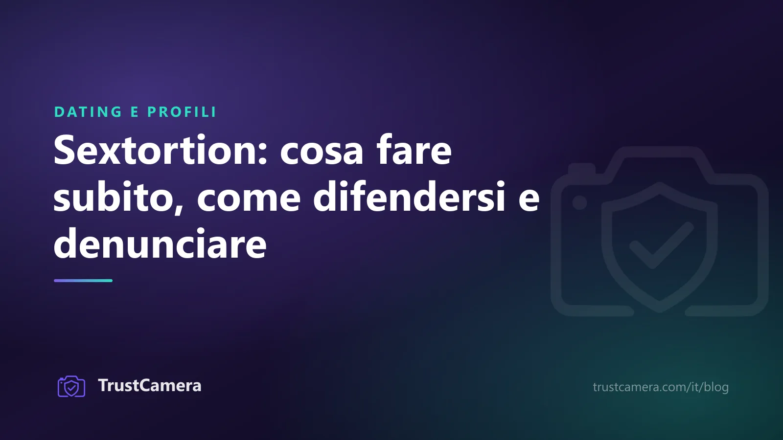 Immagine di copertina: sextortion, cosa fare subito, come difendersi e denunciare
