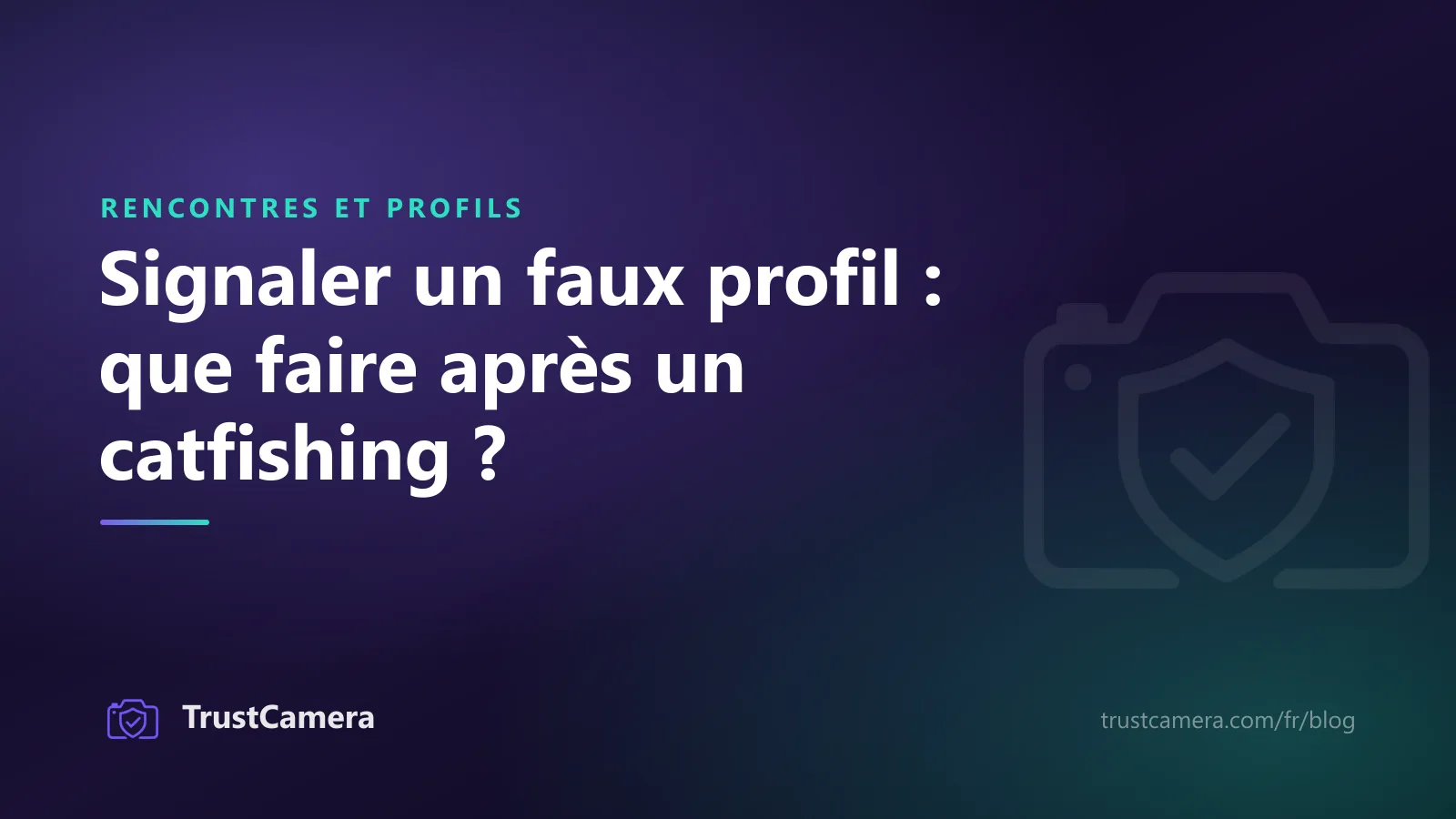 Image de couverture : signaler un faux profil et réagir après un catfishing