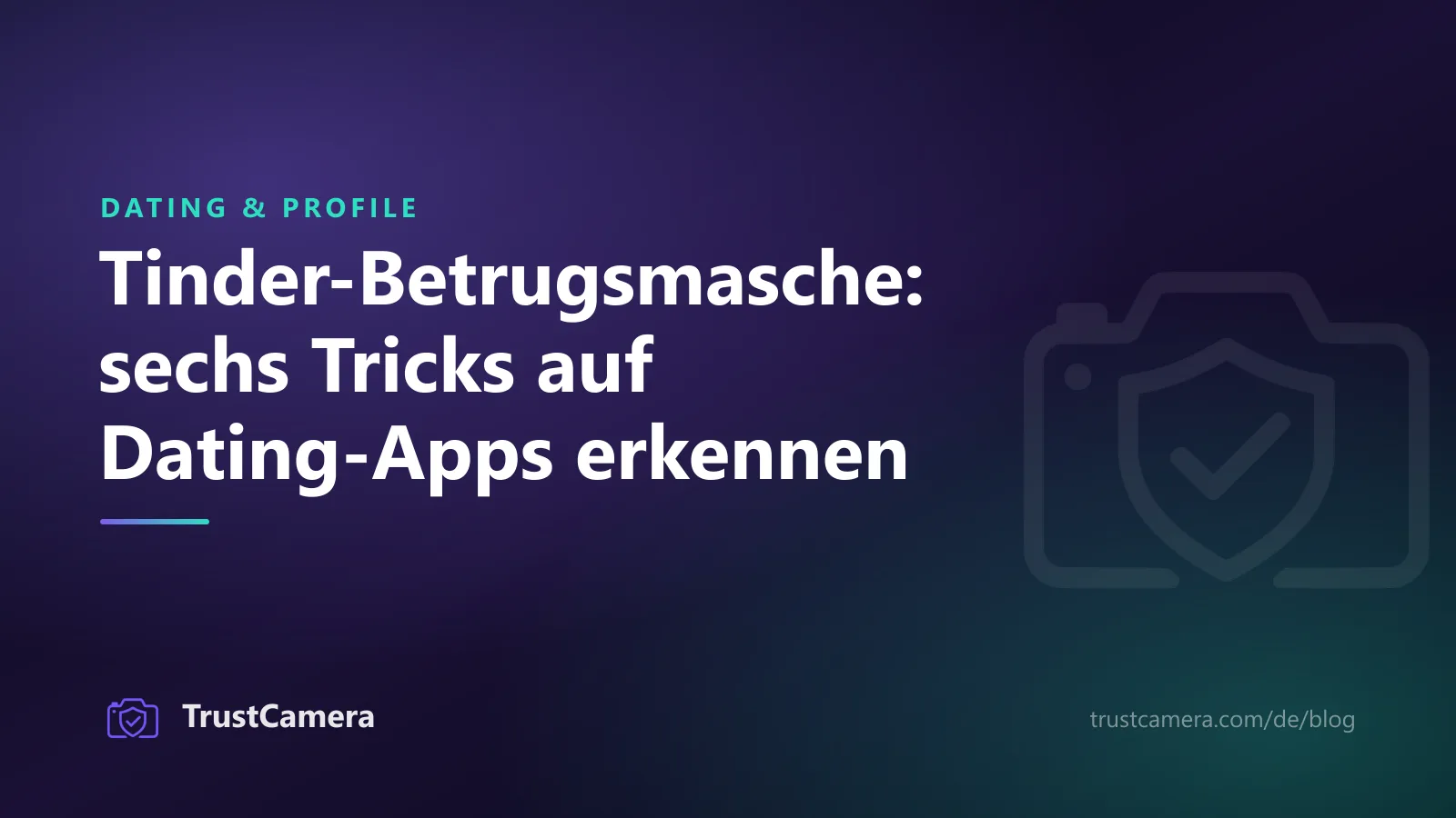 Titelbild: Tinder-Betrugsmasche, sechs Tricks auf Dating-Apps erkennen