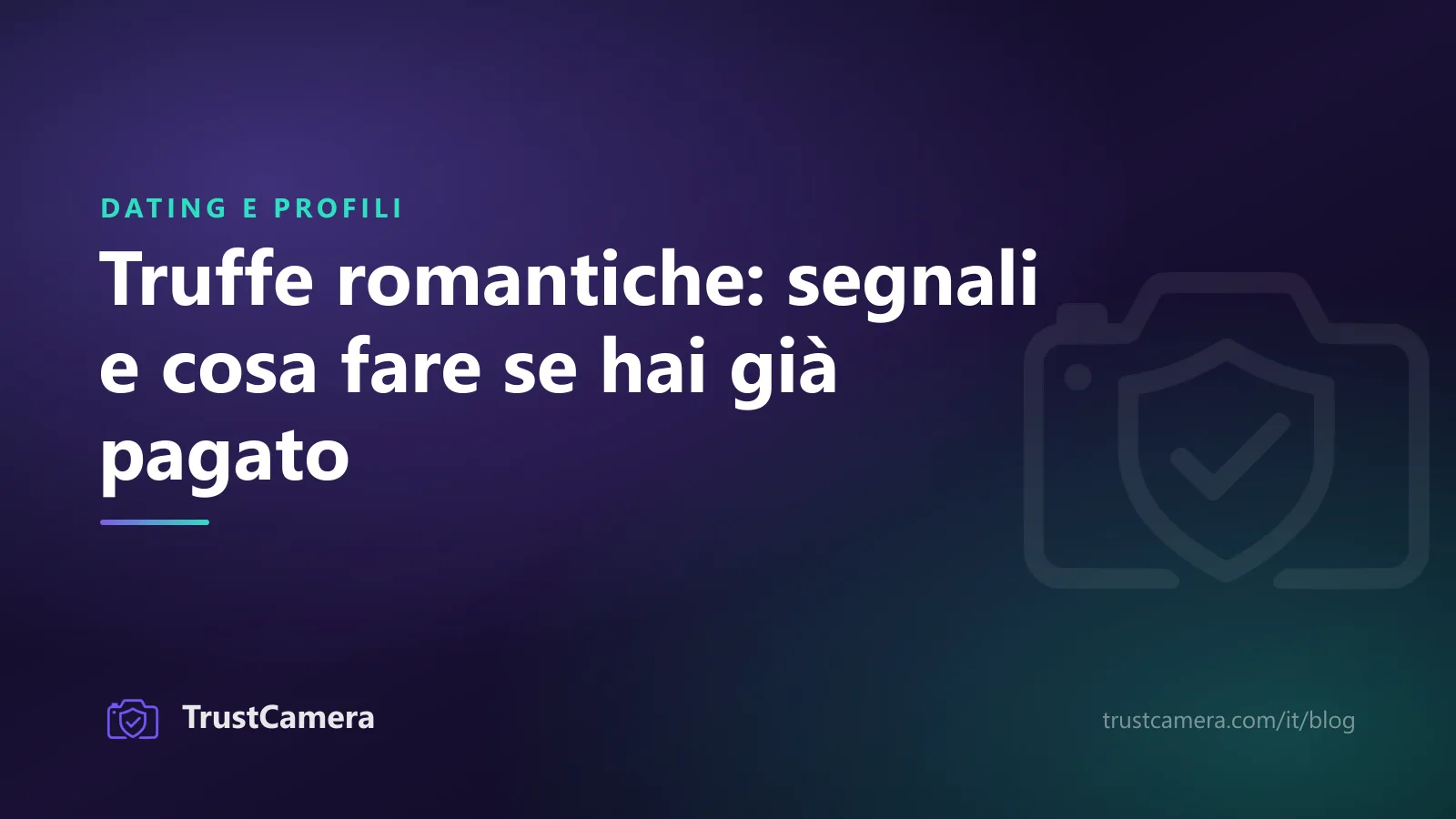 Immagine di copertina: truffe romantiche, con i segnali d'allarme e cosa fare se hai già pagato