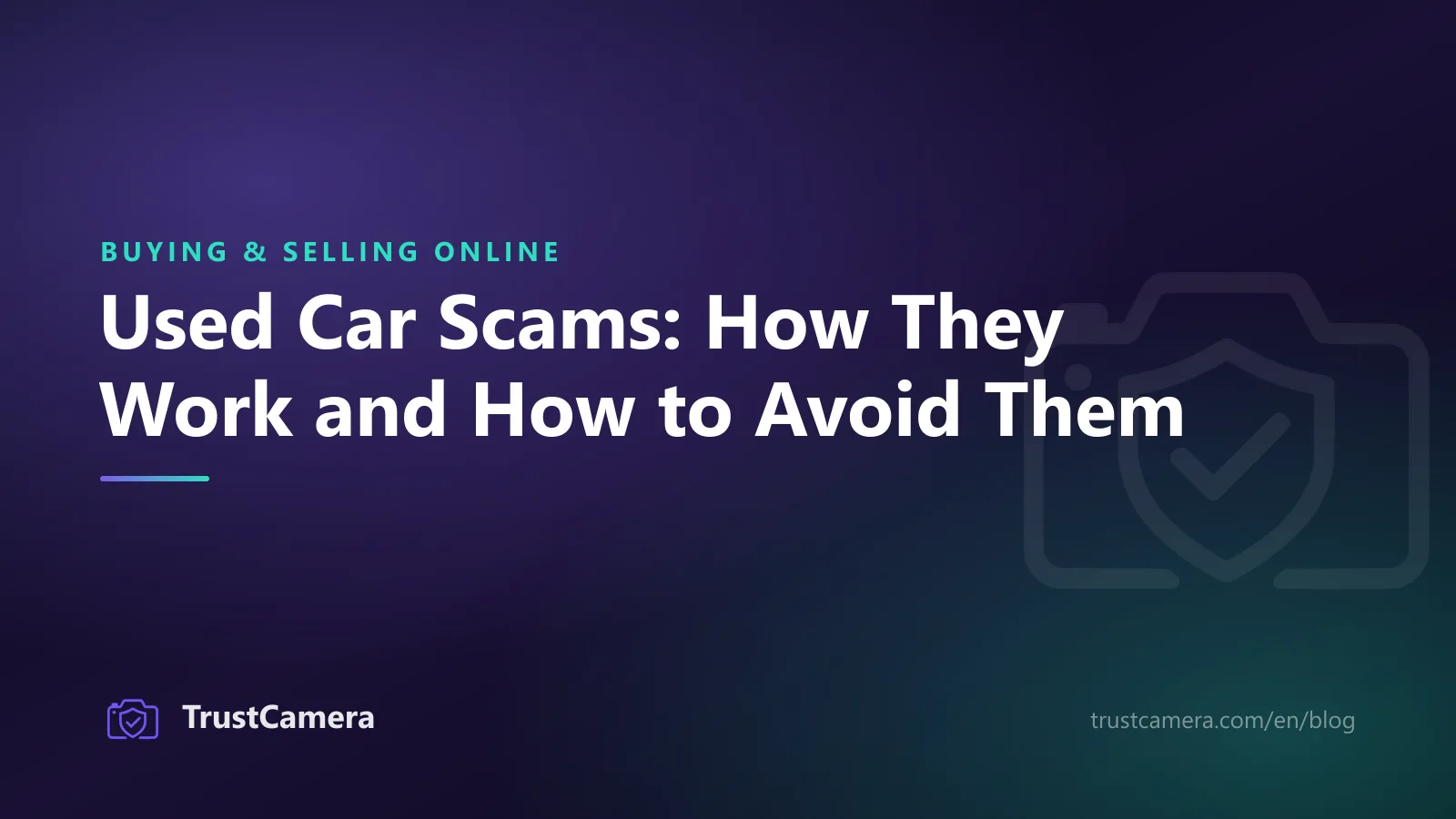 Cover image: used car scams, how they work and how to avoid them