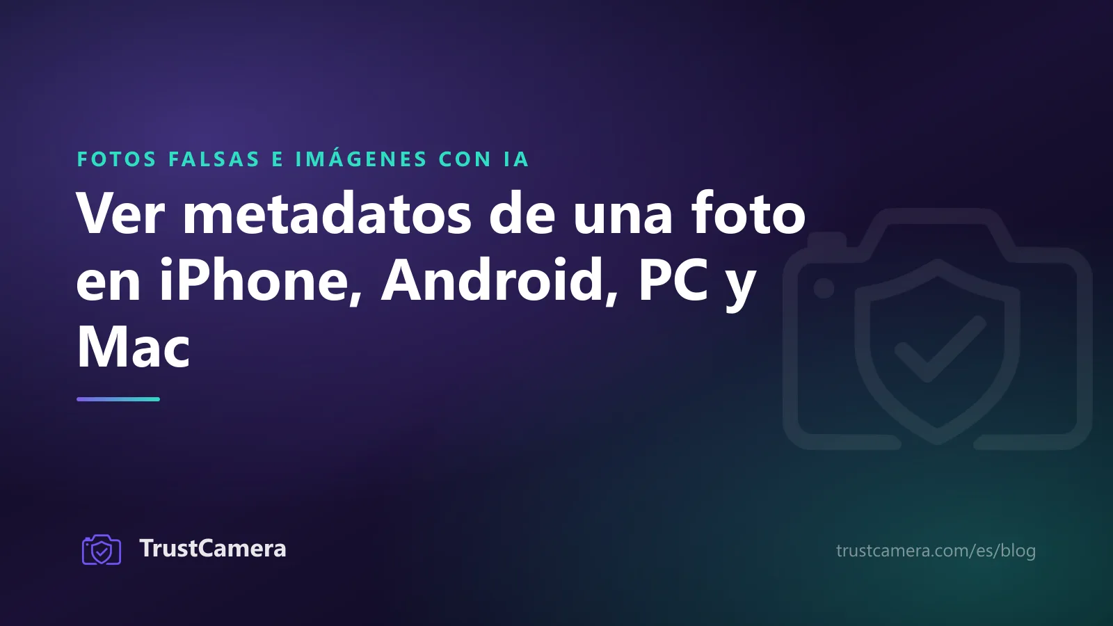 Portada: cómo ver metadatos de una foto en iPhone, Android, PC y Mac