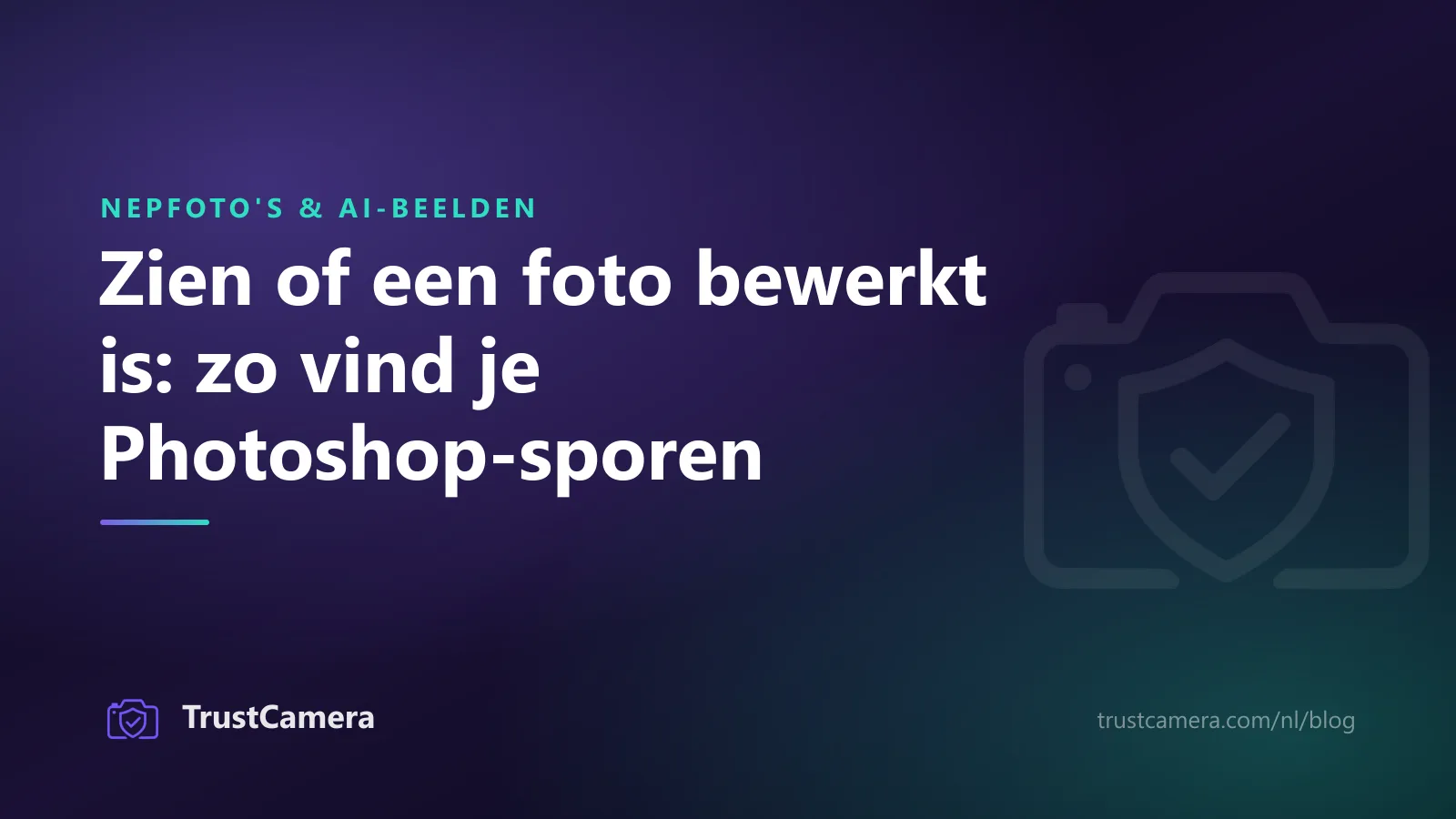Omslagbeeld: zien of een foto bewerkt is en sporen van Photoshop vinden